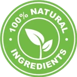 Natural ingredients leaf roundel
